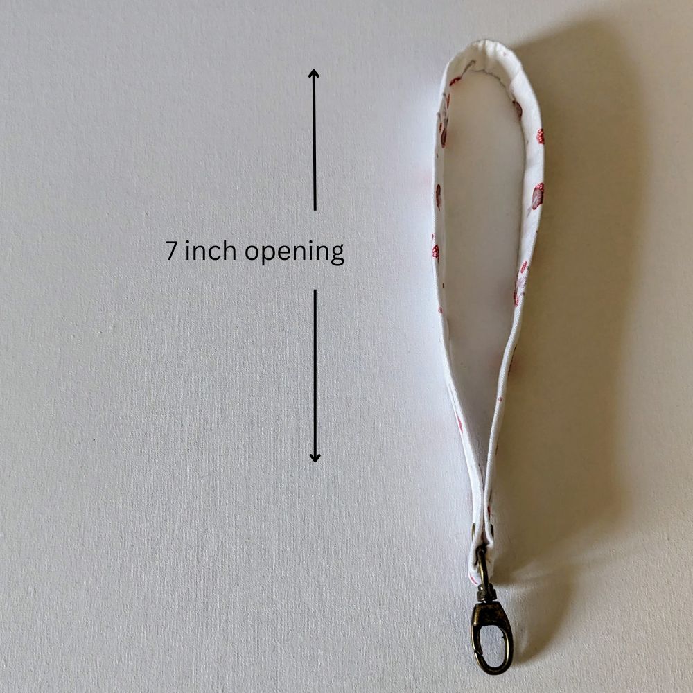 Mushroom Wrist Lanyard