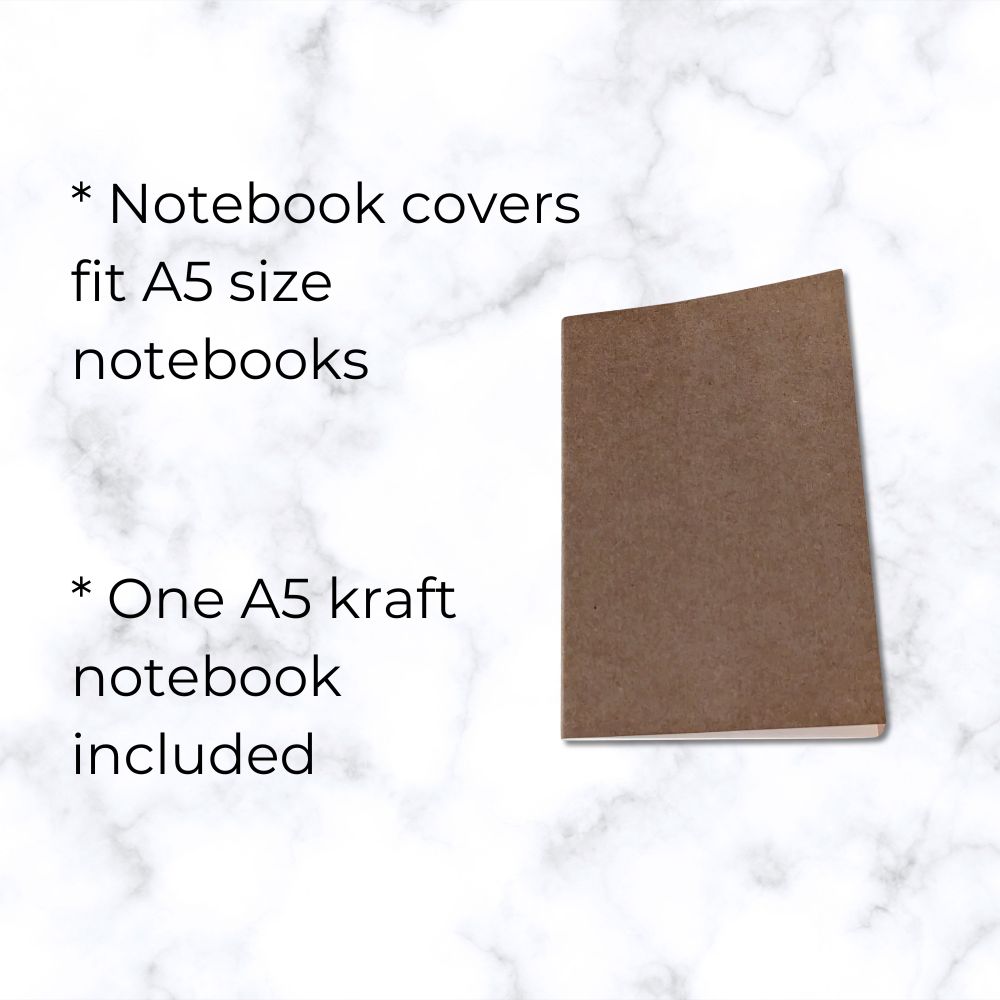 Red Floral Notebook Cover