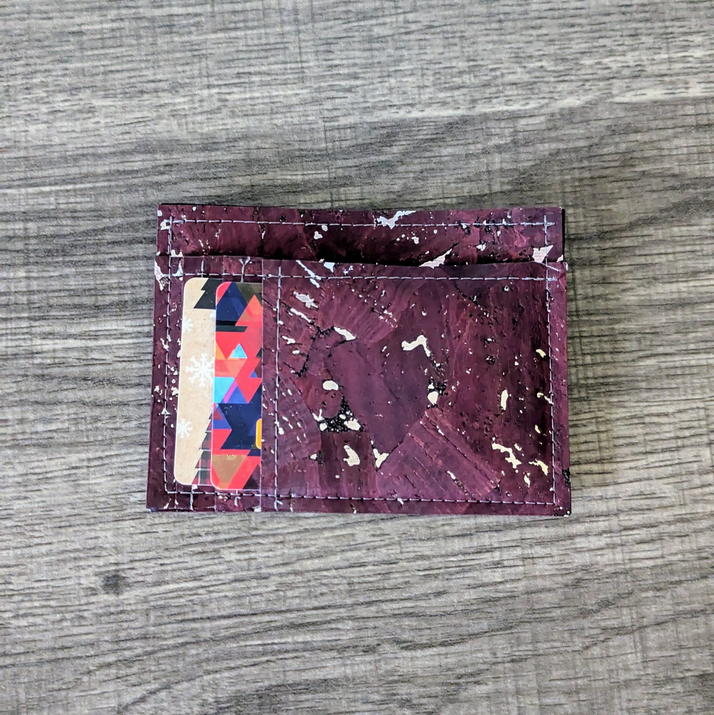 Gilded Wine Cork Card Wallet
