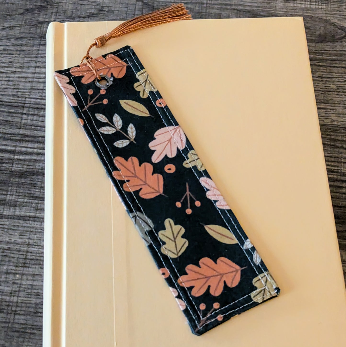 Autumn Leaves Cotton Bookmark