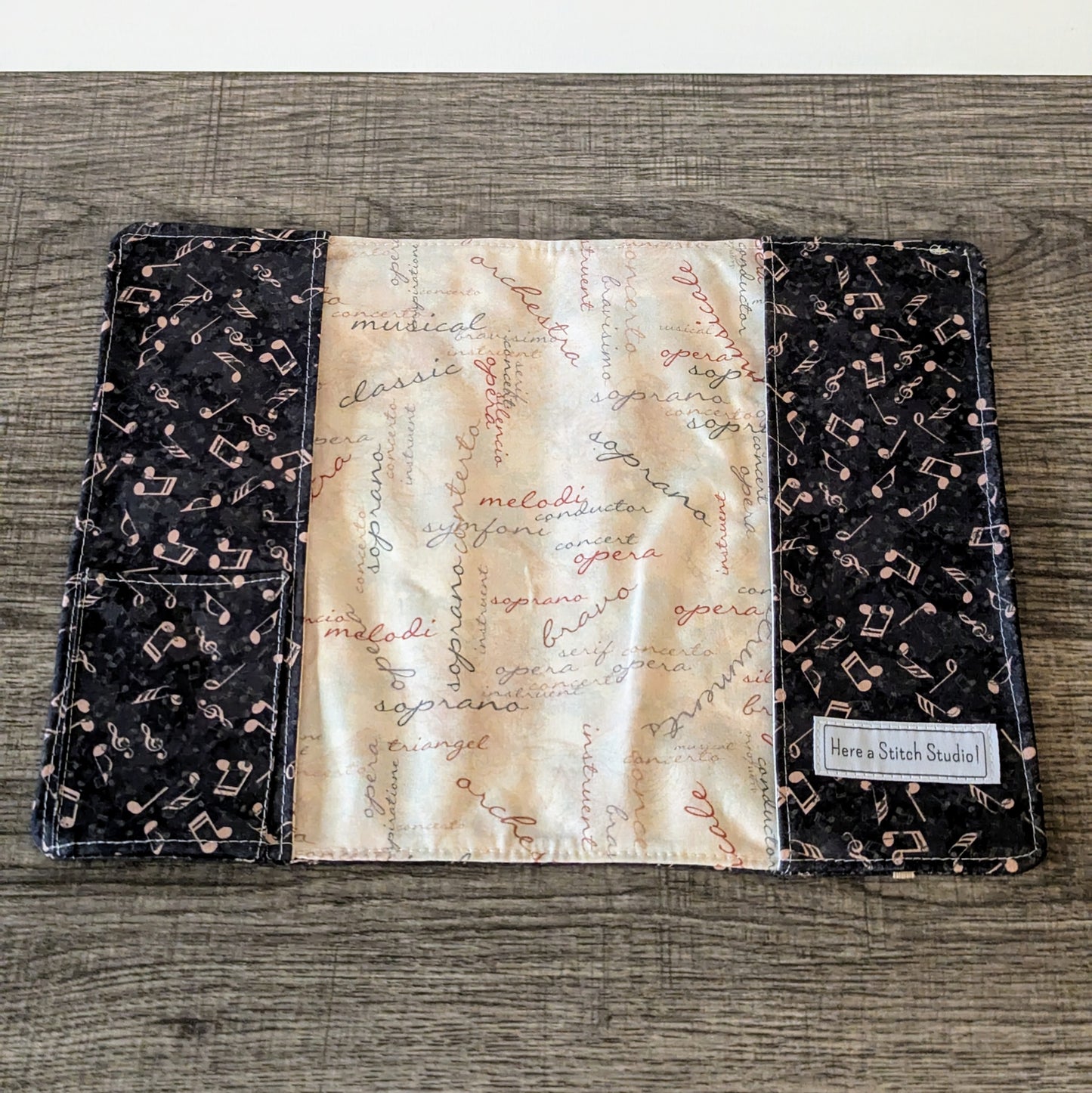 Music Note Notebook Cover