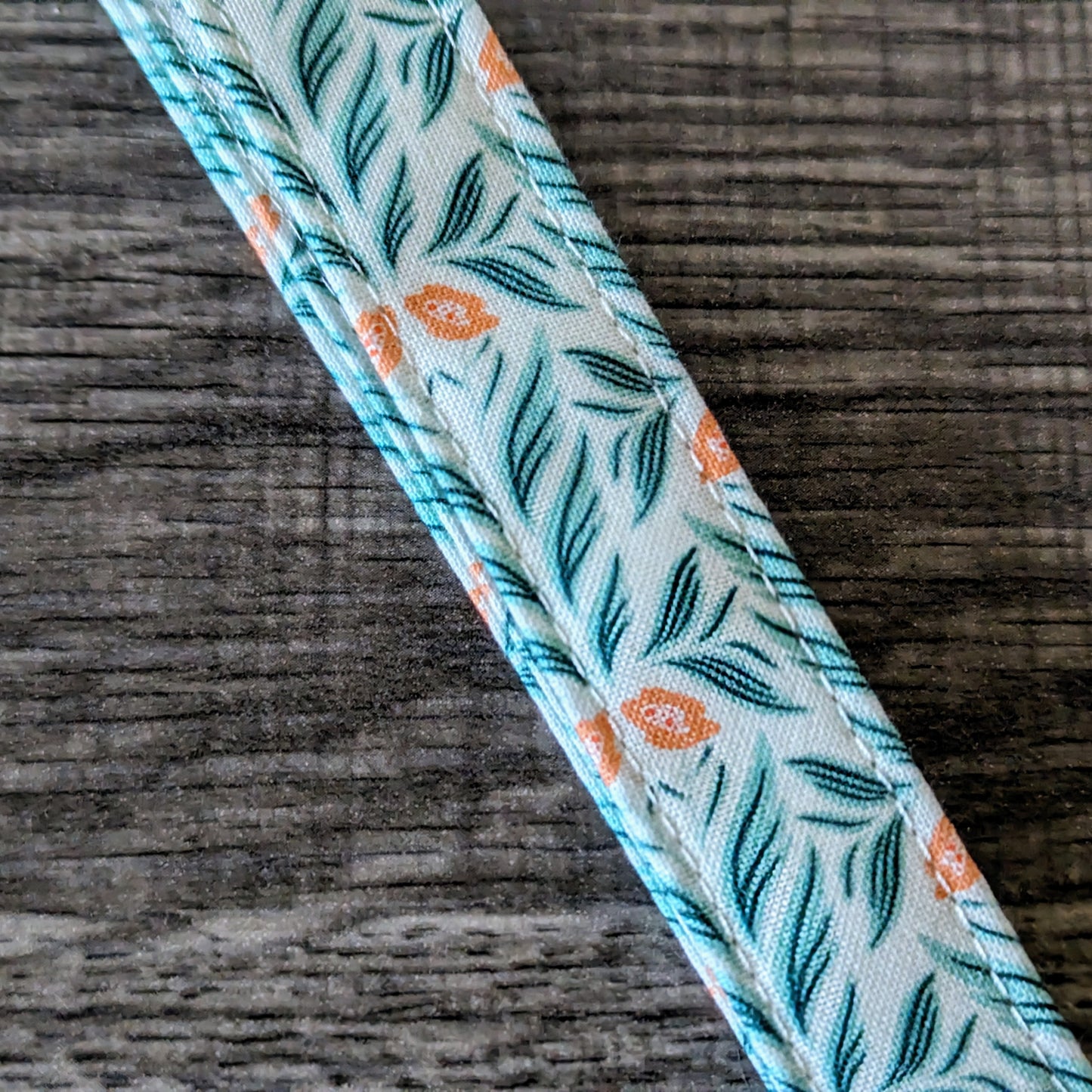 Small Floral Cotton Wrist Lanyard