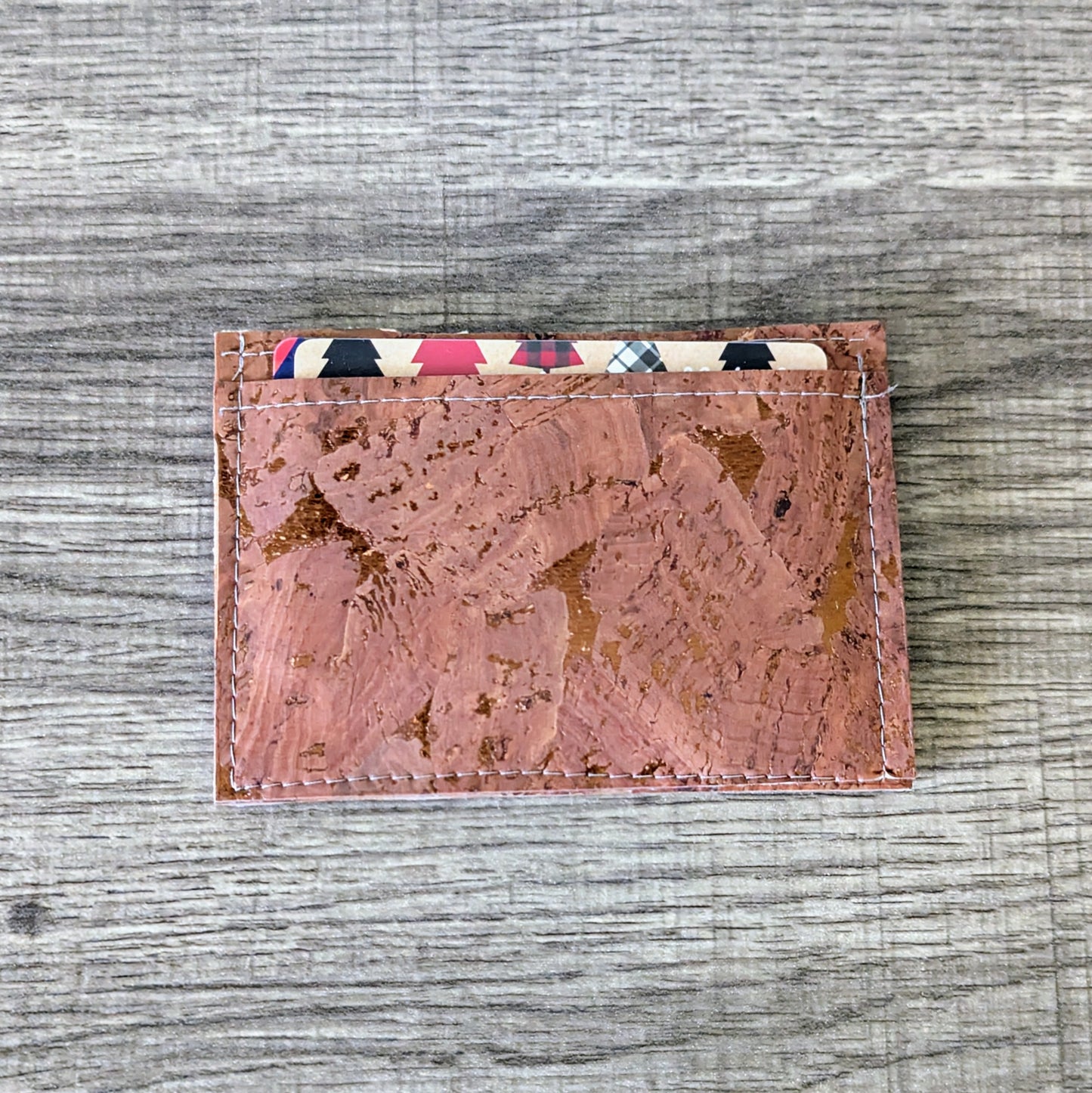 Gilded Bronze Cork Card Wallet