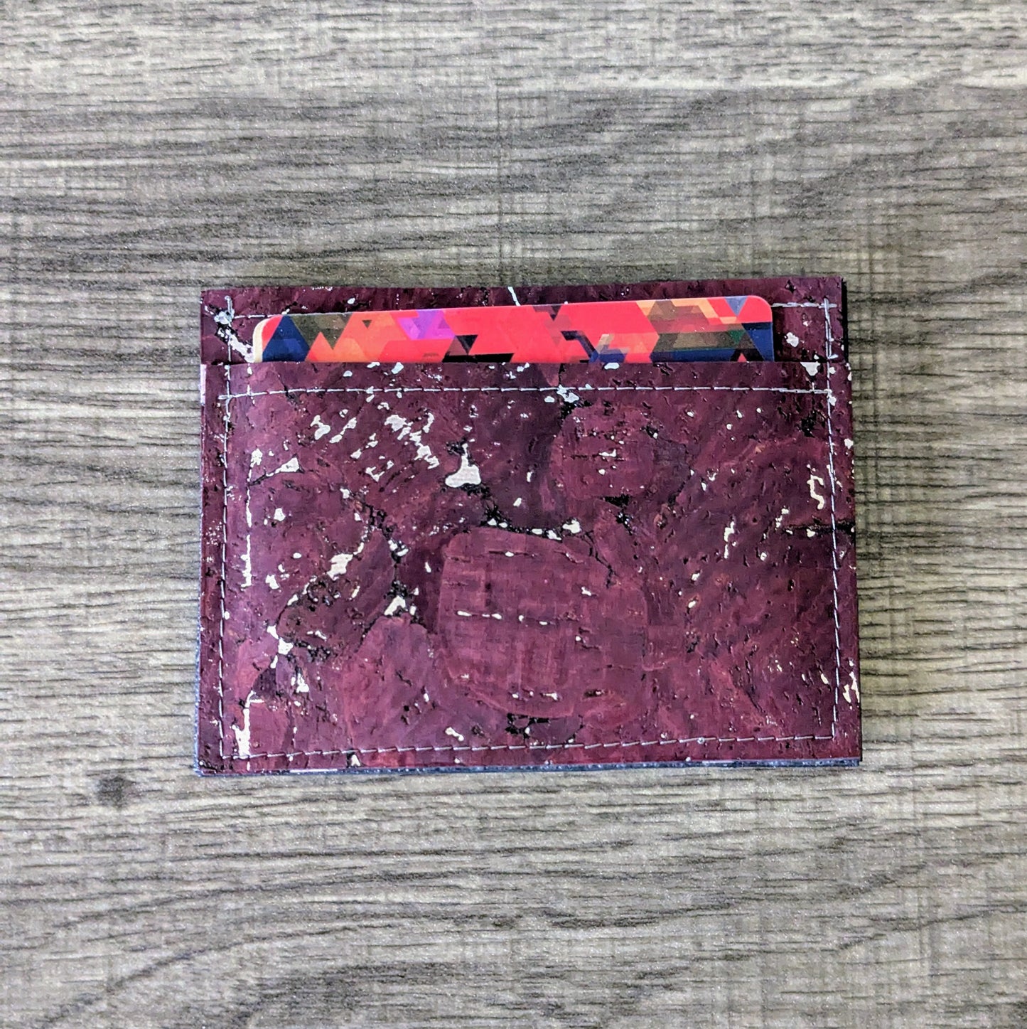 Gilded Wine Cork Card Wallet