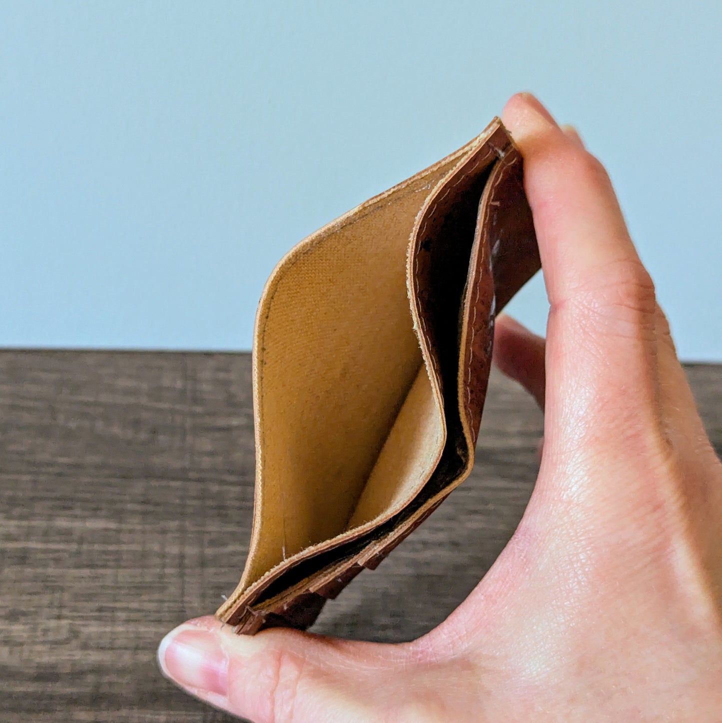 Gilded Bronze Cork Card Wallet