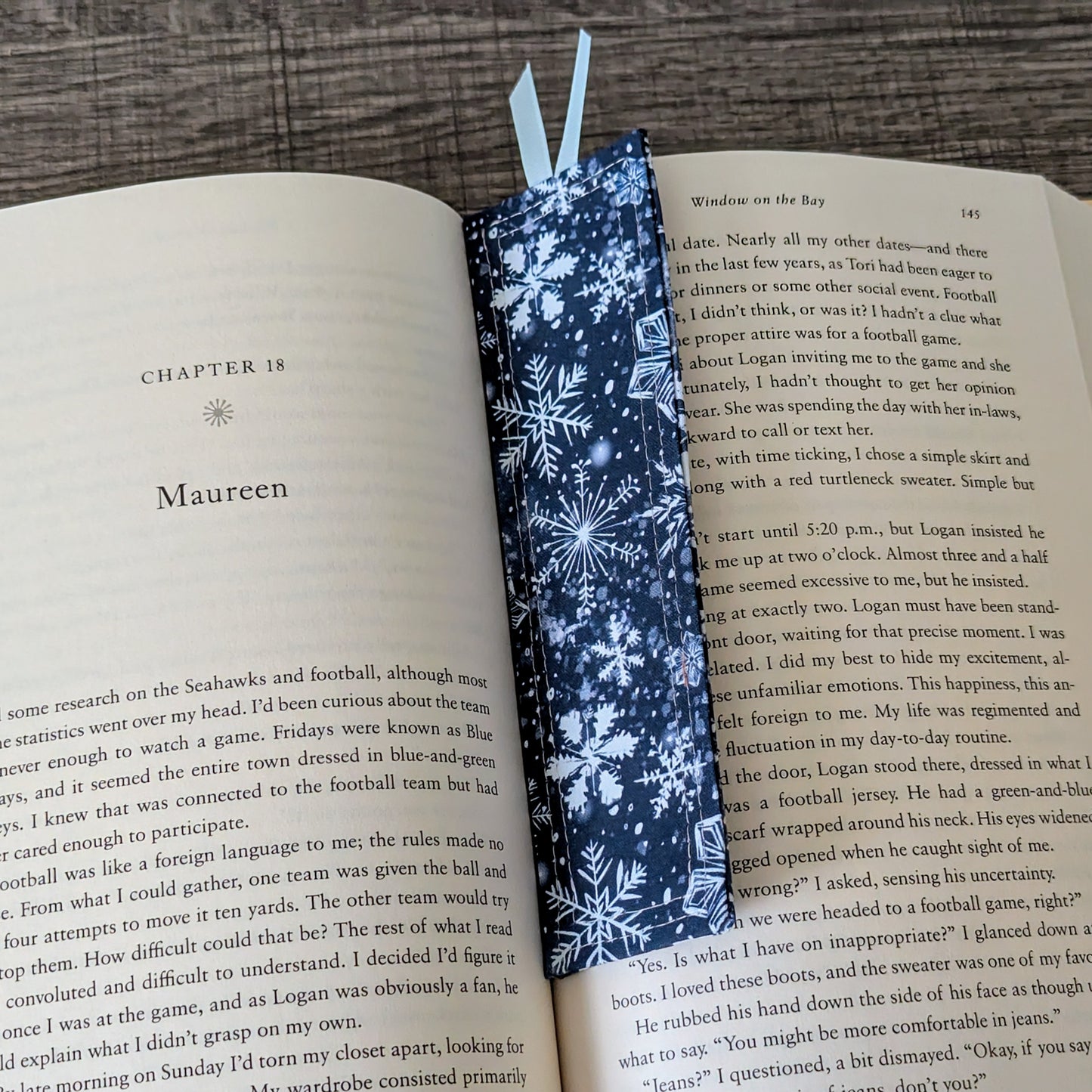 Snowflake Cotton Bookmark