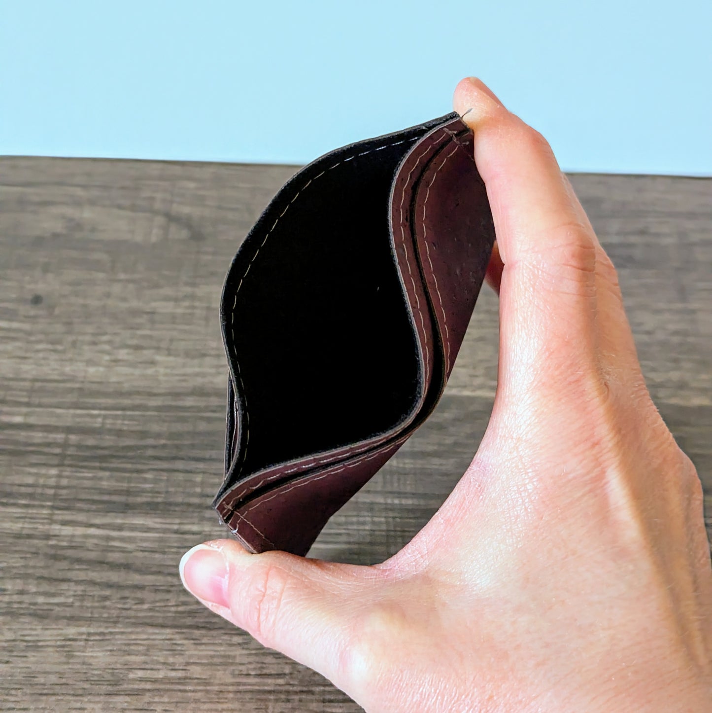 Purple Cork Card Wallet
