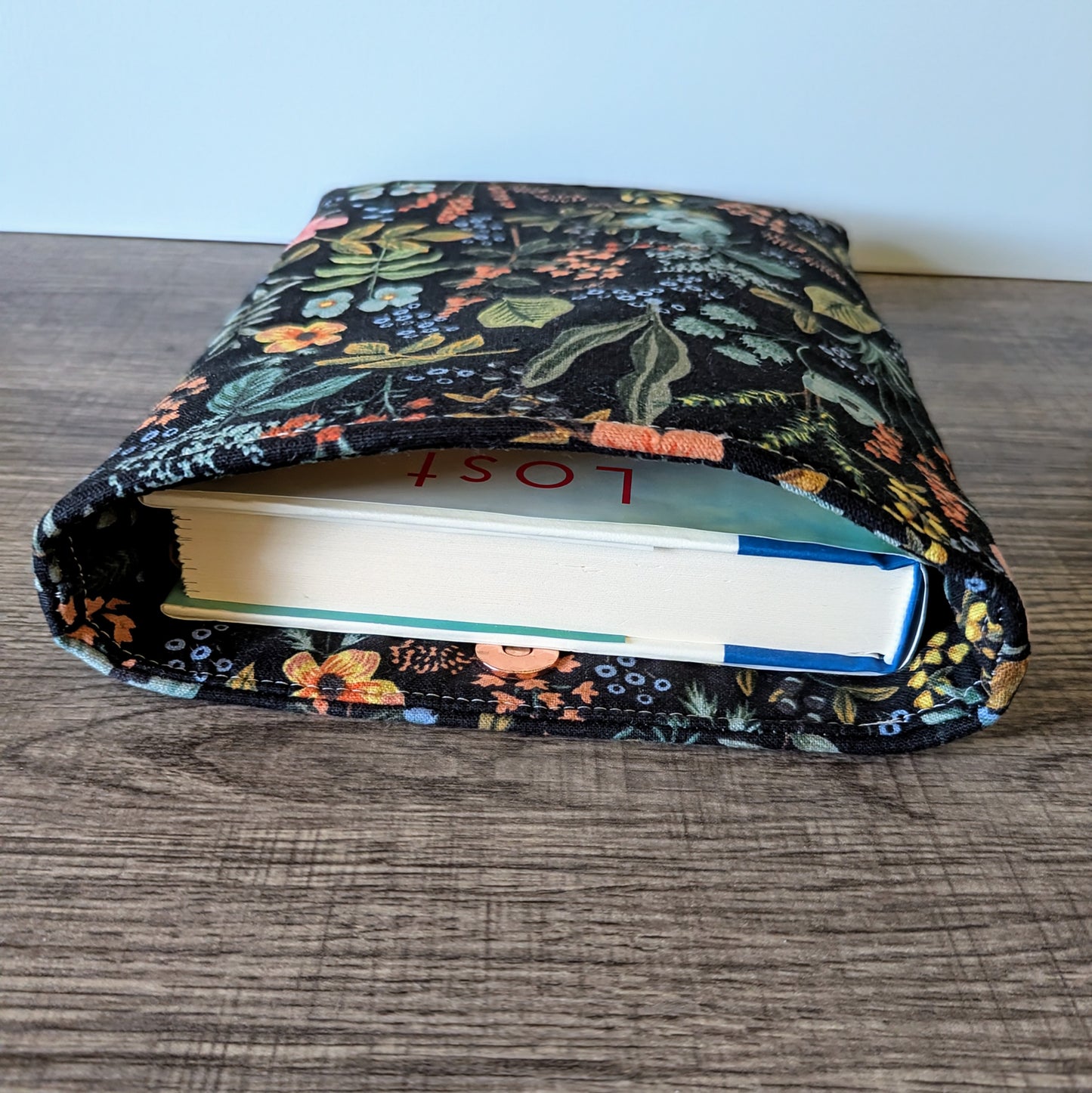 Herb Floral Canvas Book Sleeve