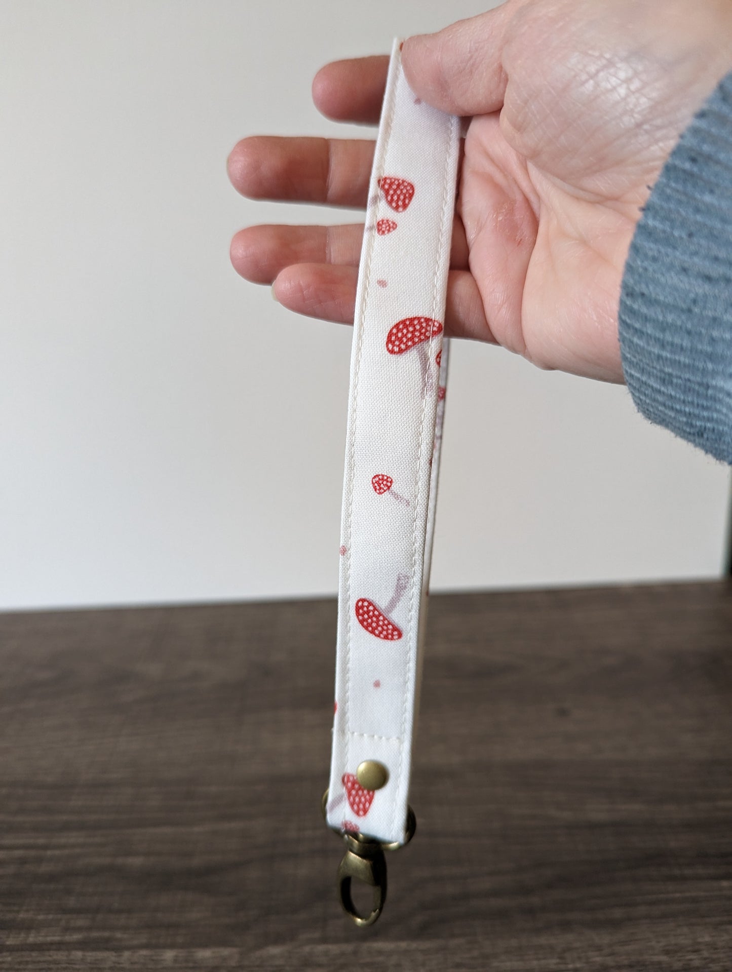 Mushroom Wrist Lanyard