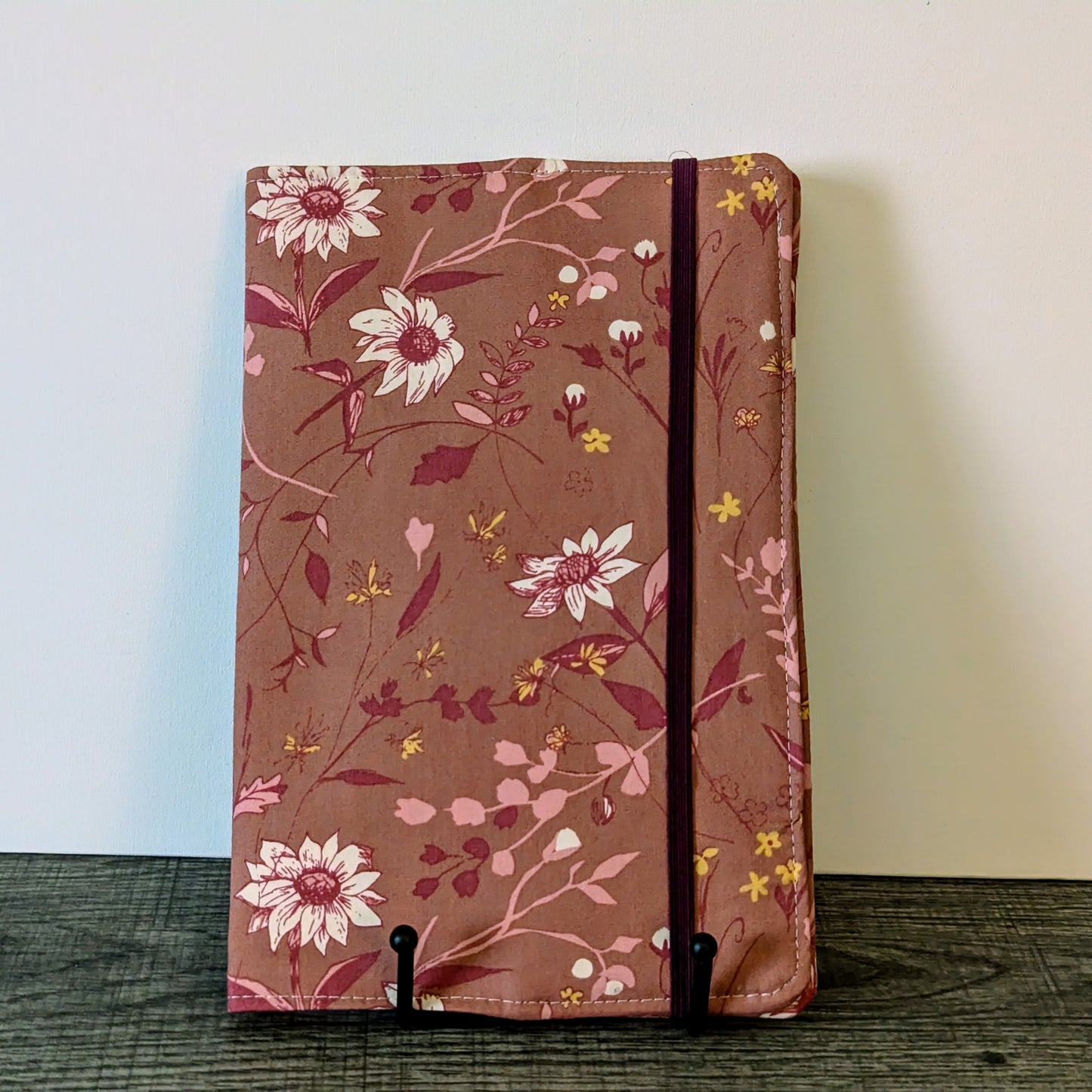 Pink Floral Notebook Cover