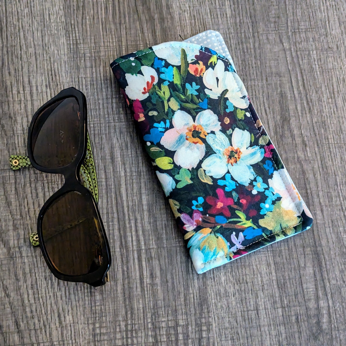 Woodland Floral Eyeglass Pouch