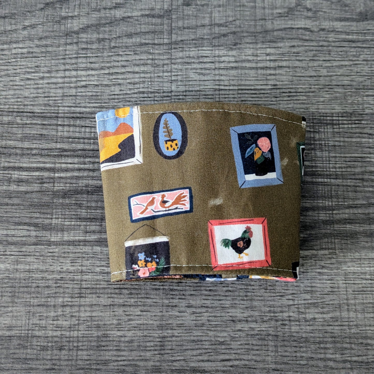 Book Print Cup Cozy