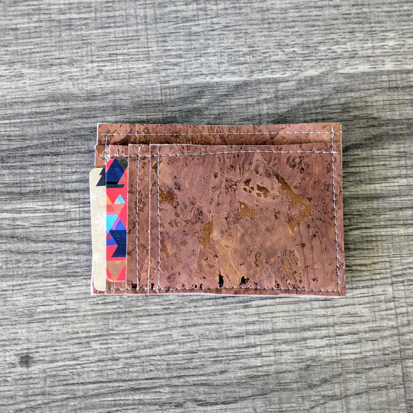 Gilded Bronze Cork Card Wallet