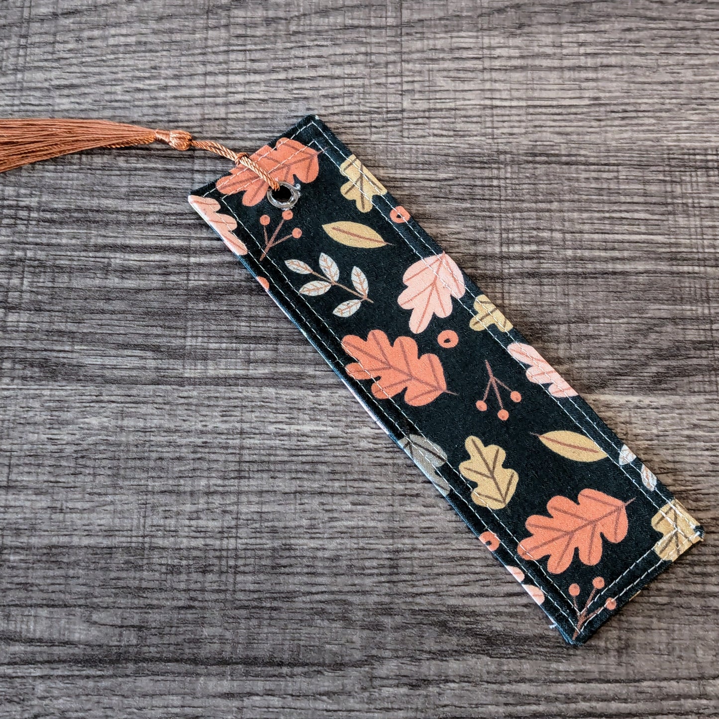 Autumn Leaves Cotton Bookmark