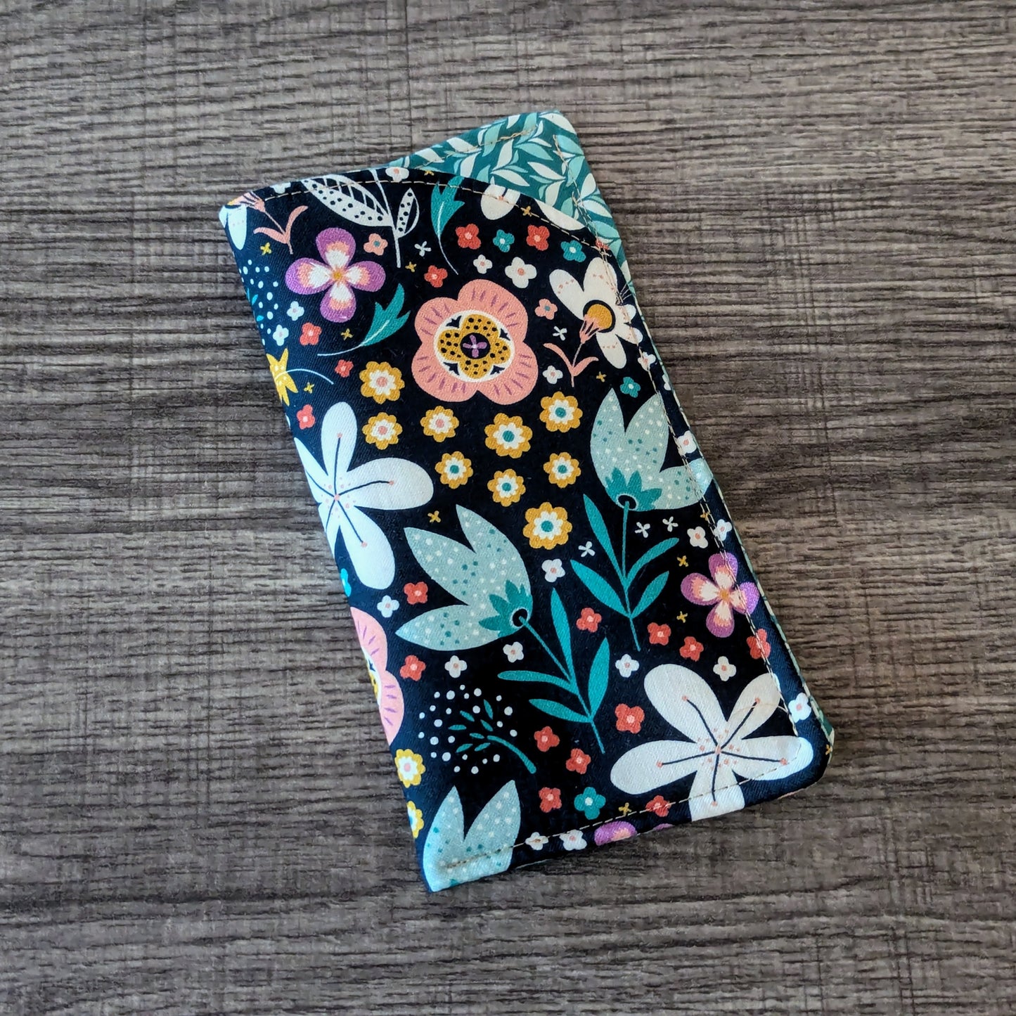 Modern Floral Eyeglass Pouch