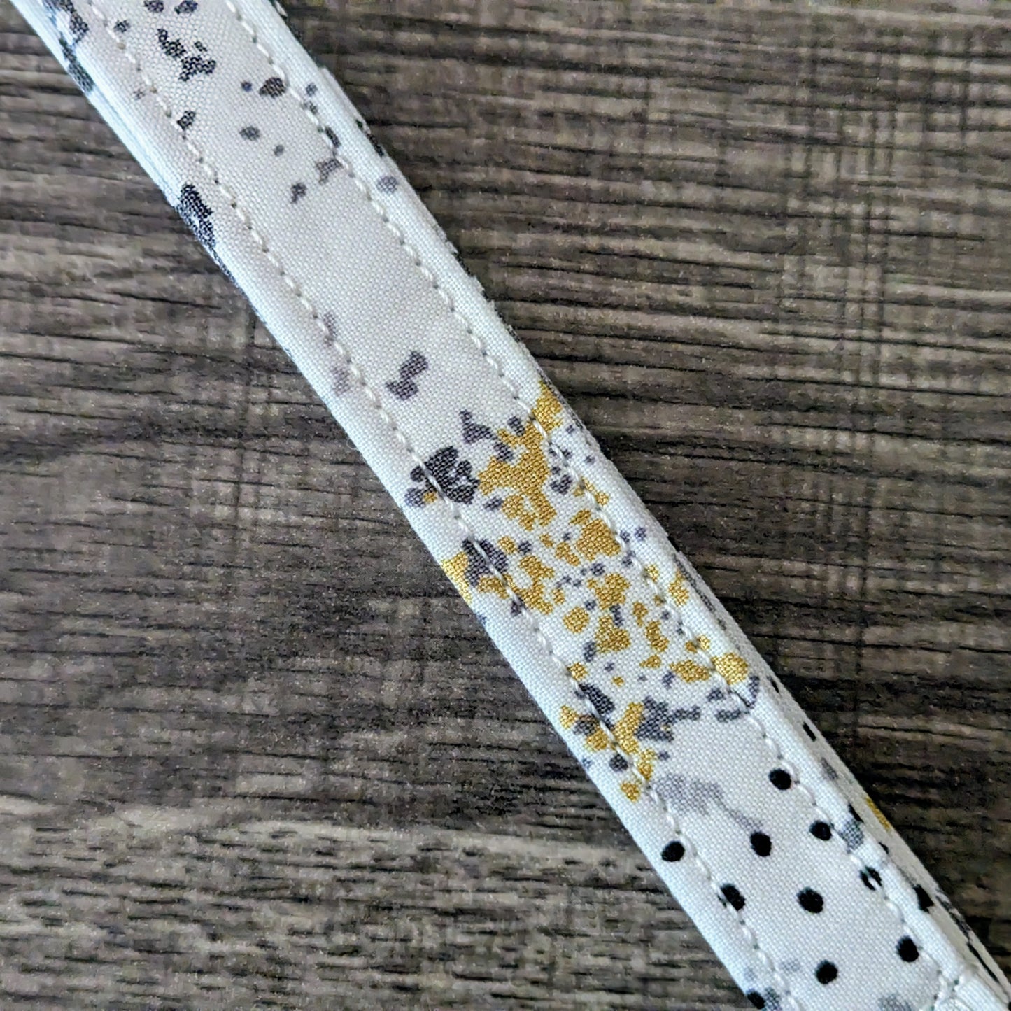 White and Black Wrist Lanyard