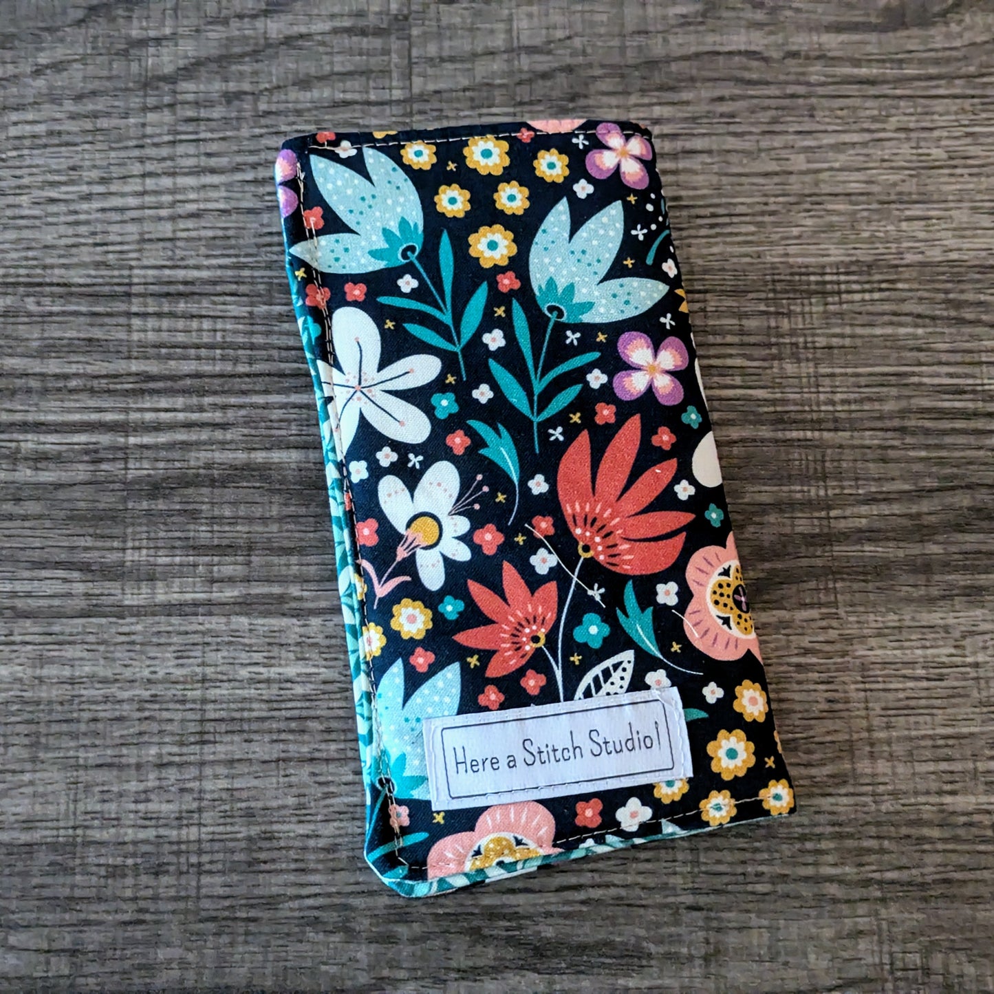 Modern Floral Eyeglass Pouch