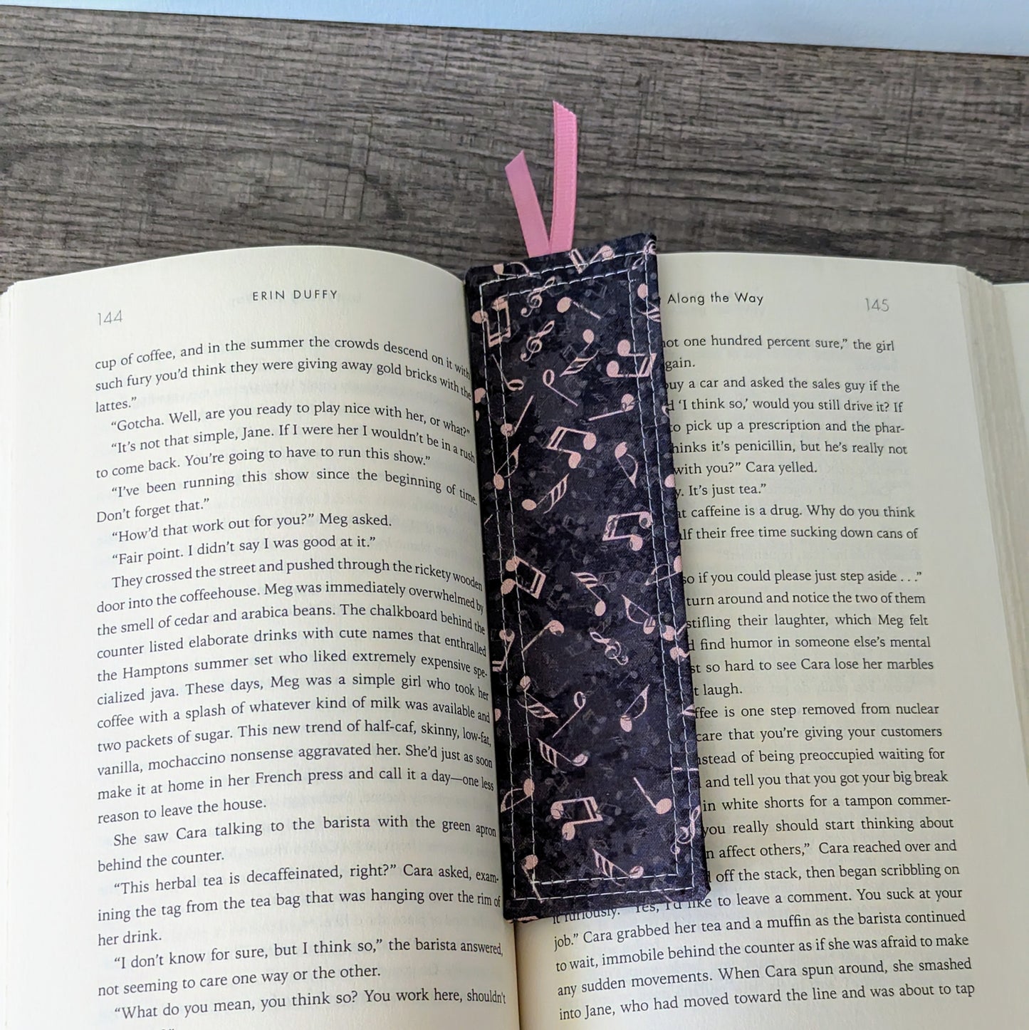 Music Note Cotton Bookmark