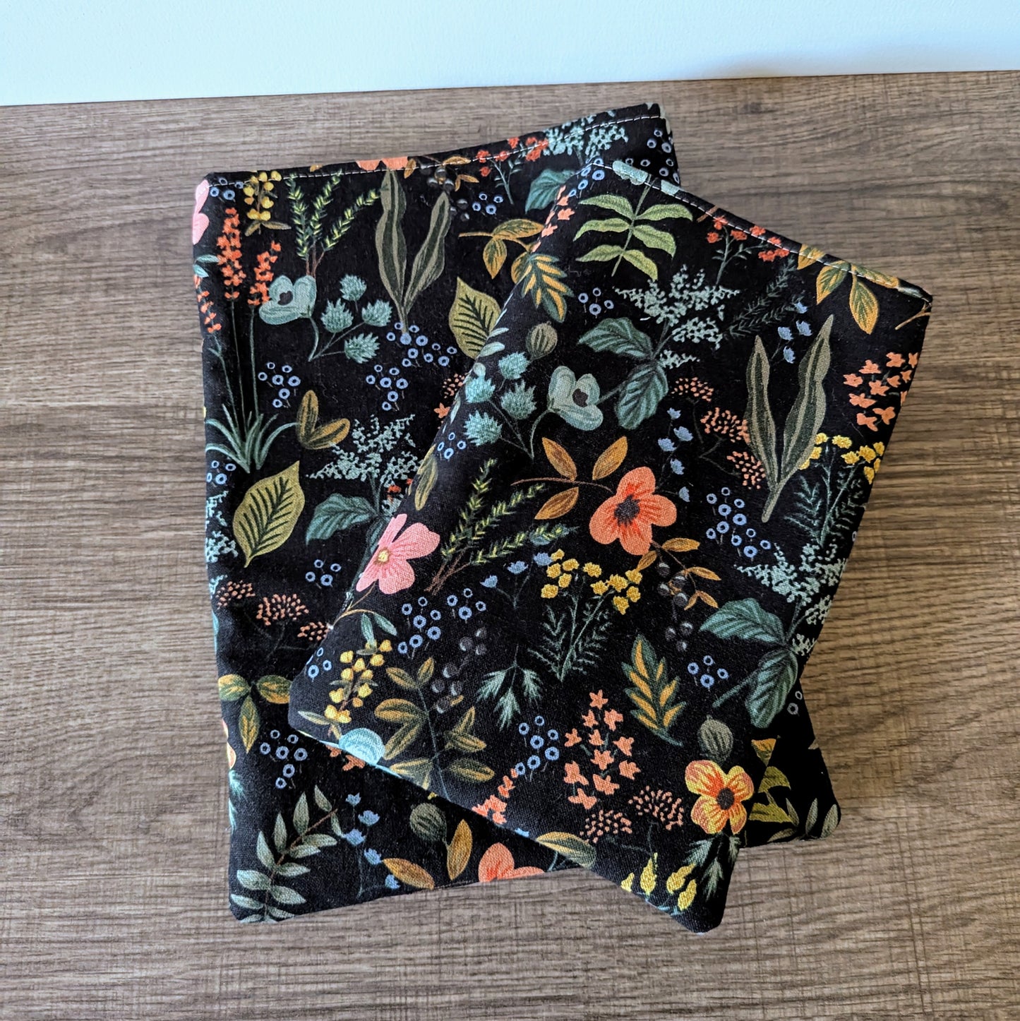 Herb Floral Canvas Book Sleeve