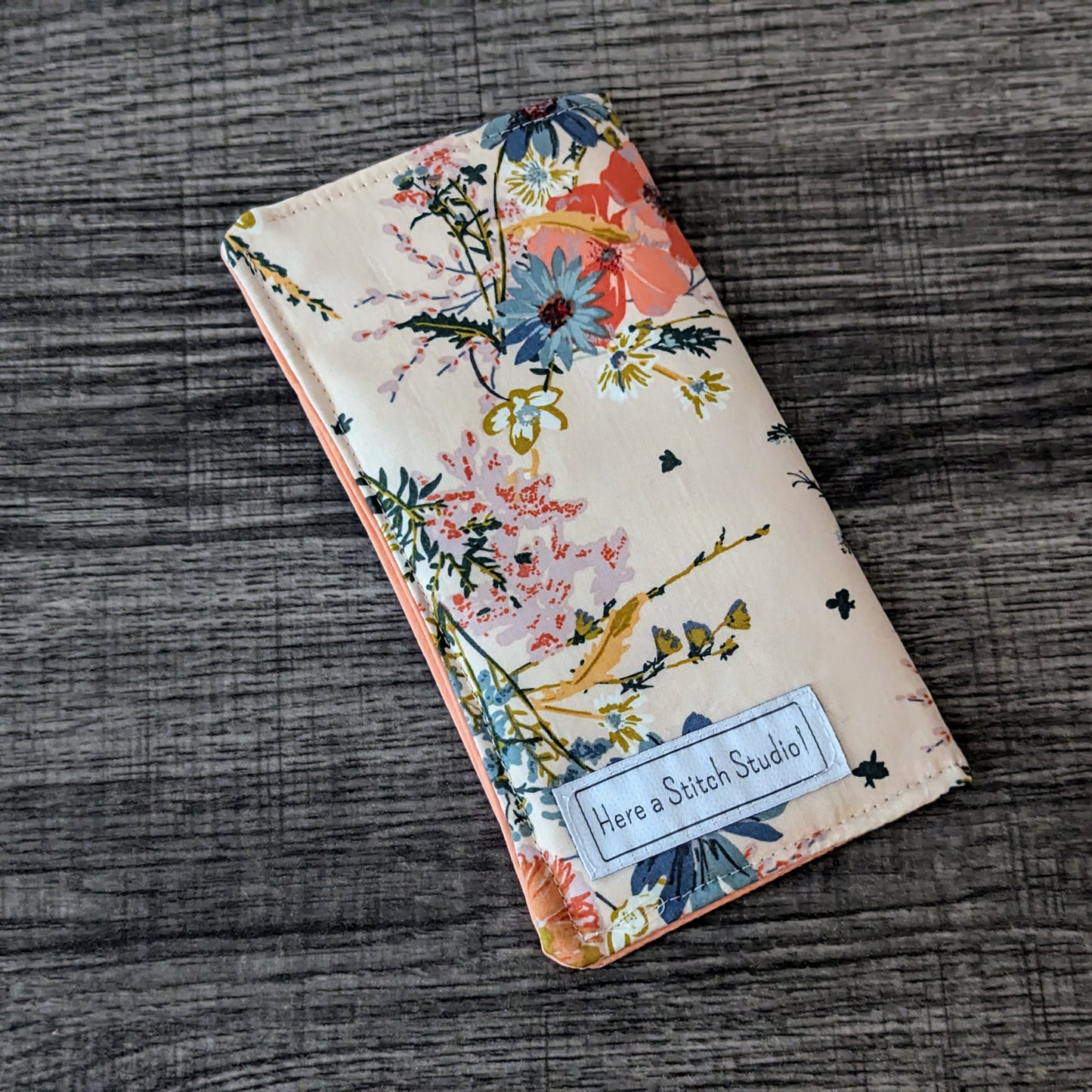 Pink Floral Eyeglass Pouch
