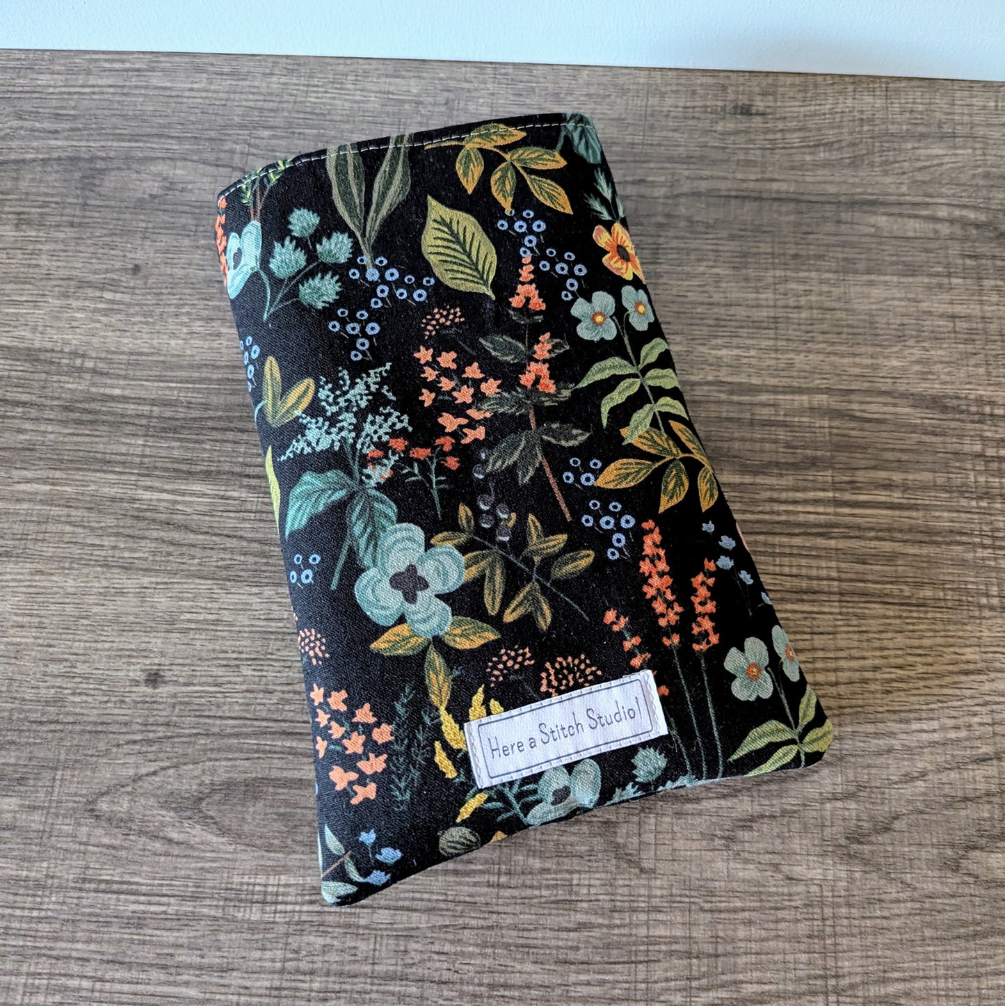 Herb Floral Canvas Book Sleeve