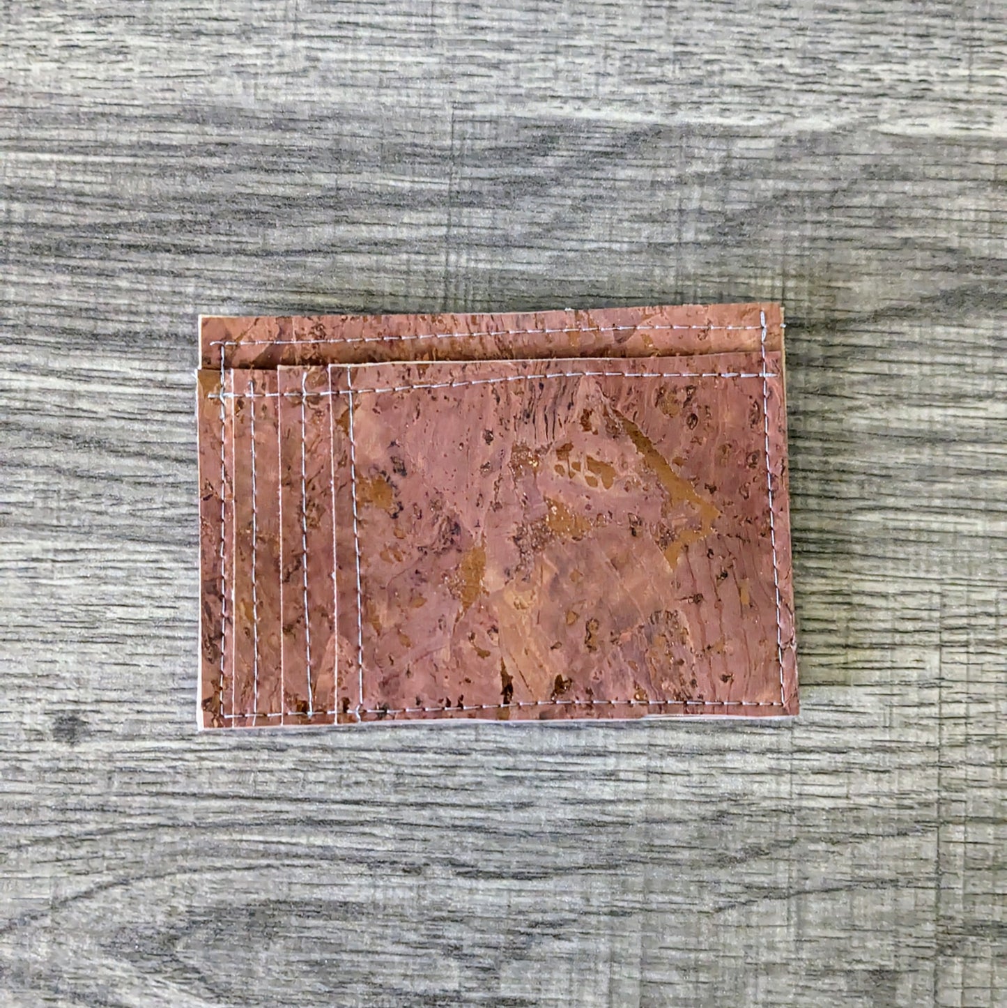 Gilded Bronze Cork Card Wallet