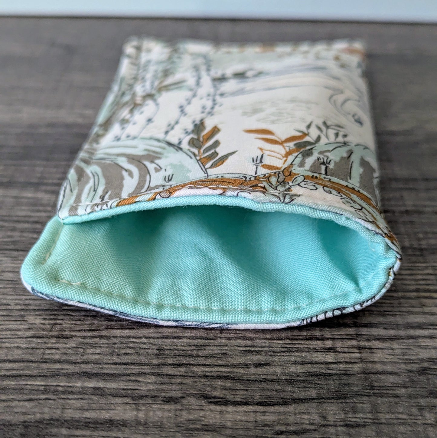 Swan Floral Eyeglass Pouch