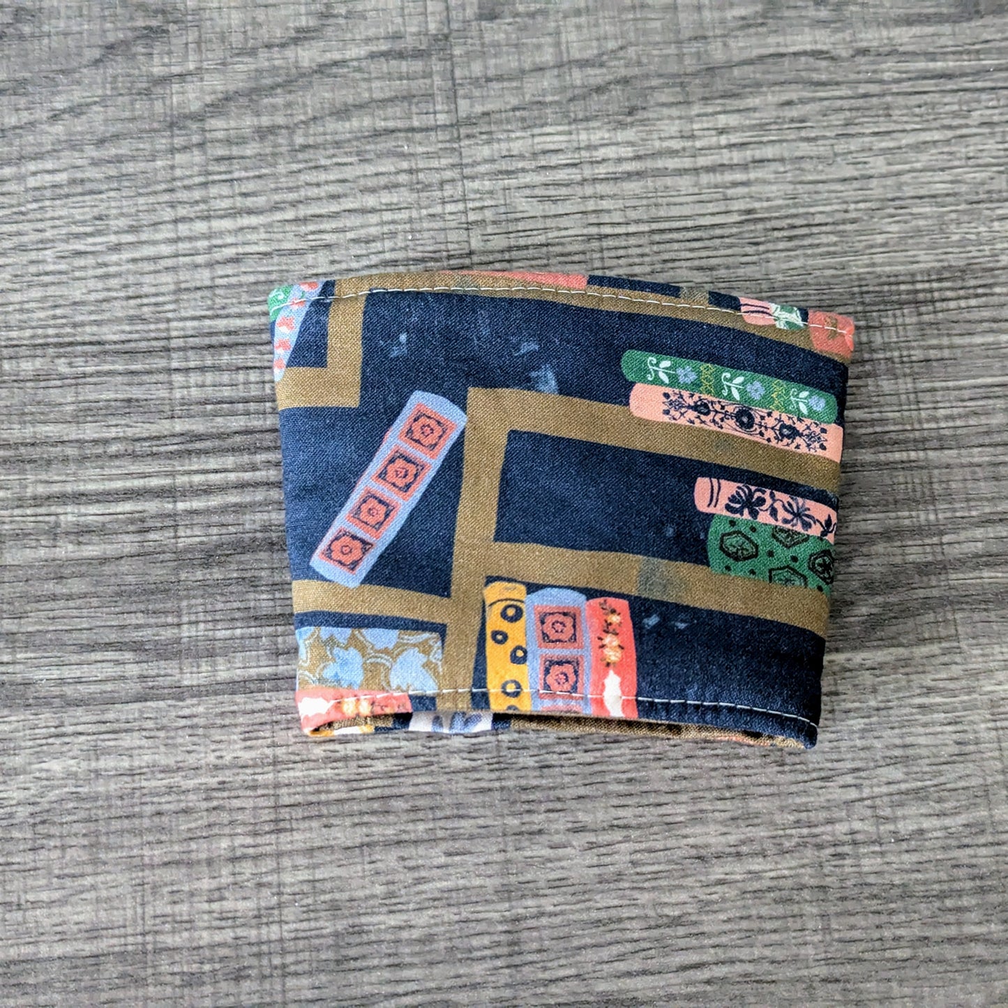 Book Print Cup Cozy