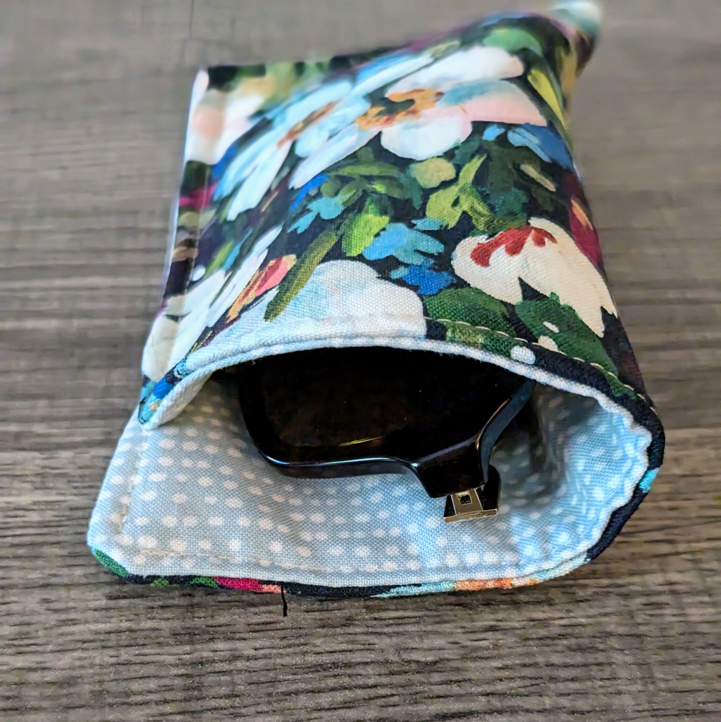 Woodland Floral Eyeglass Pouch