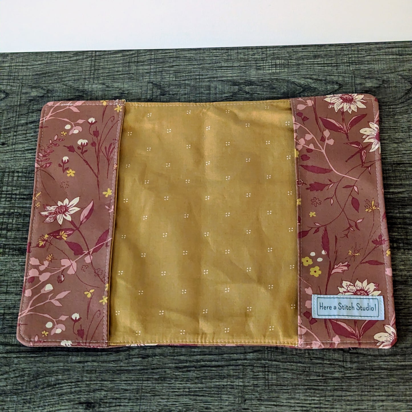 Pink Floral Notebook Cover