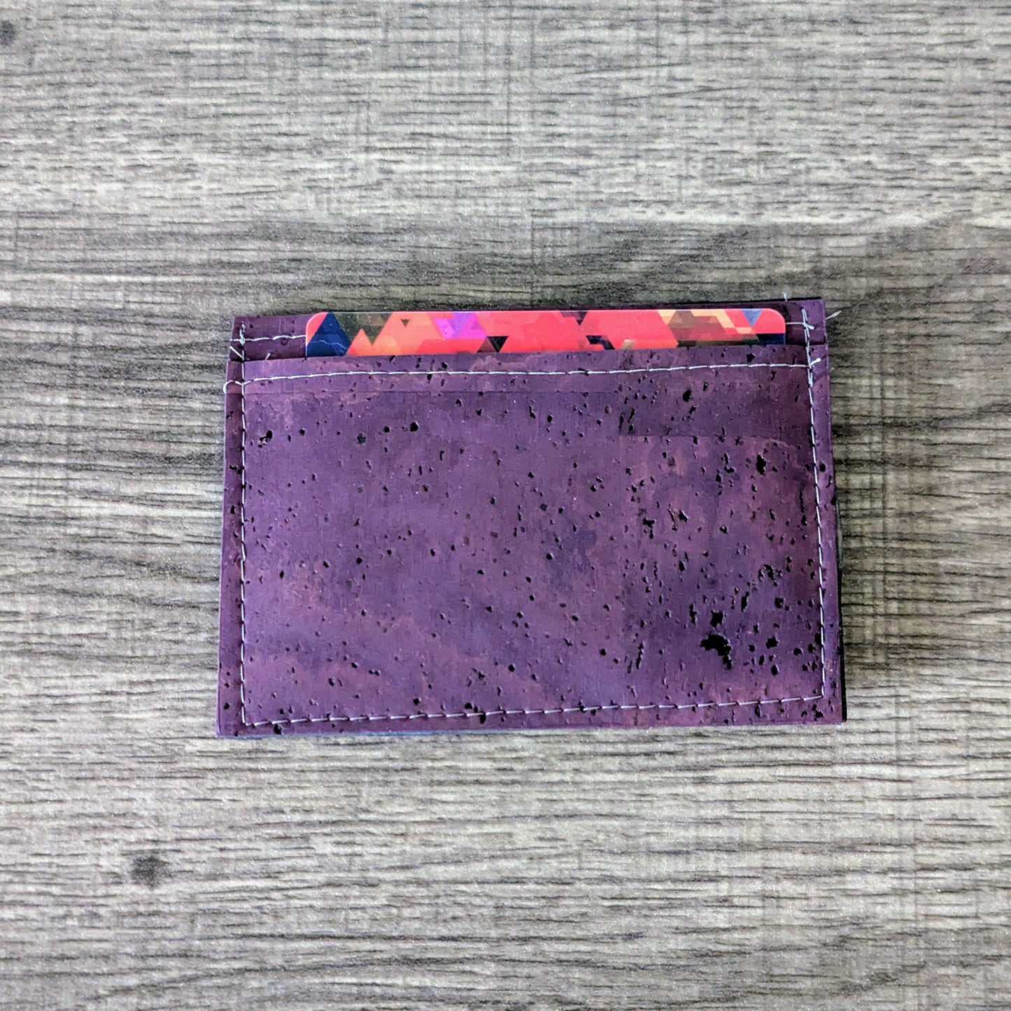 Purple Cork Card Wallet