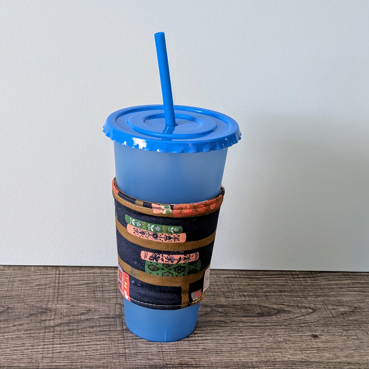 Book Print Cup Cozy