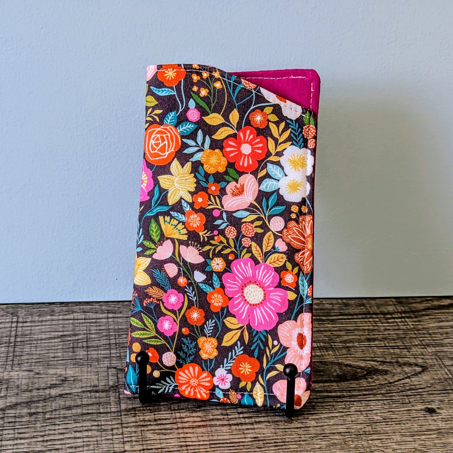 Bright Floral Eyeglass Pouch