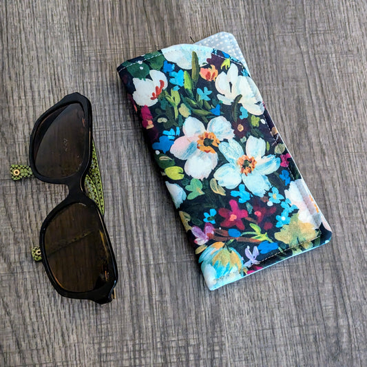 Woodland Floral Eyeglass Pouch
