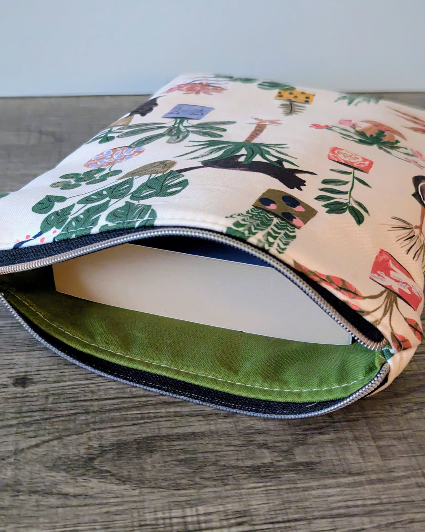 Cats & Plants Cotton Book & E-Reader Sleeve