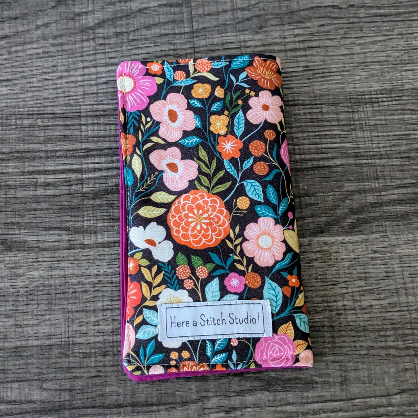 Bright Floral Eyeglass Pouch