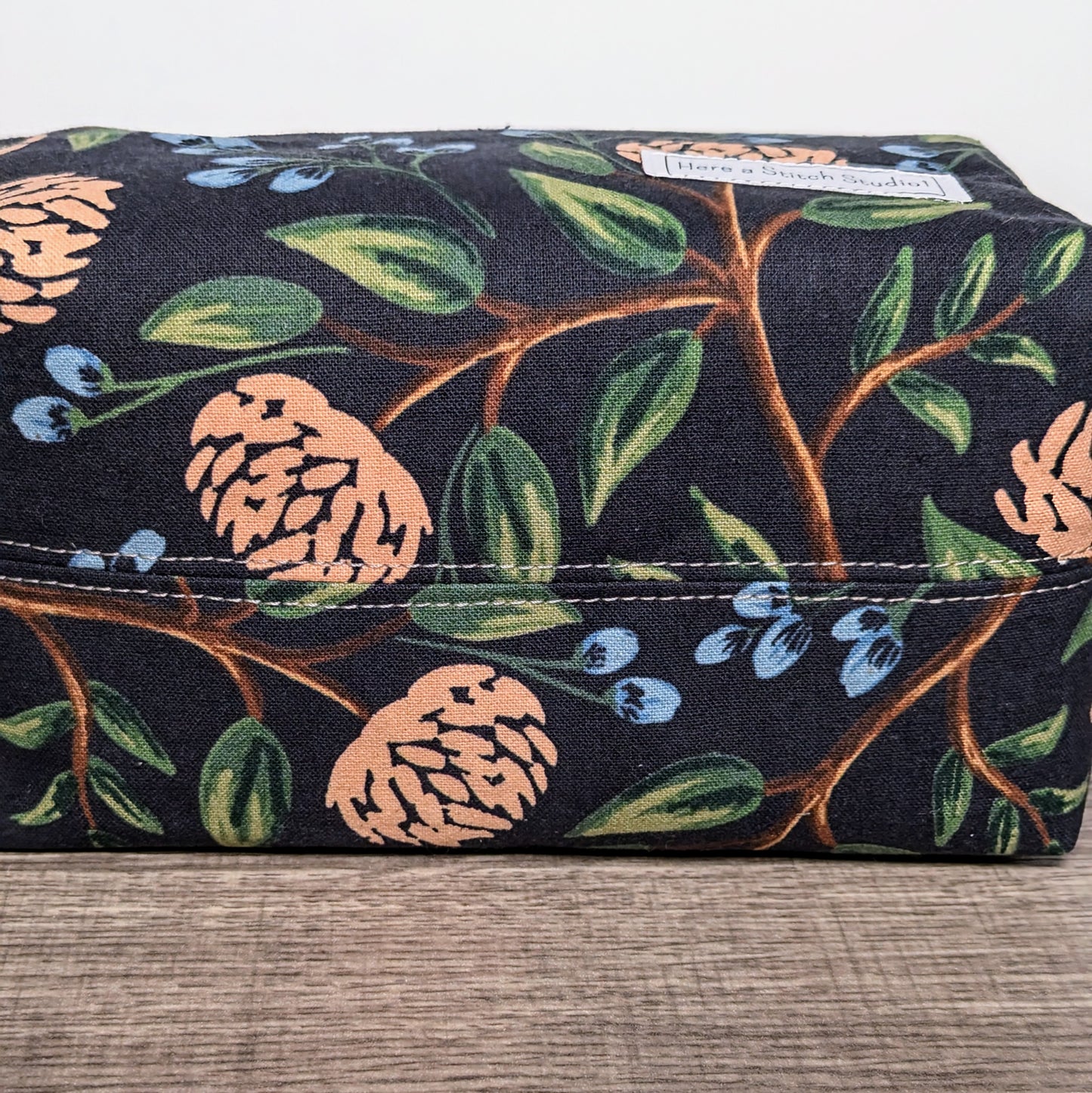 Peony Floral Canvas Boxy Bag