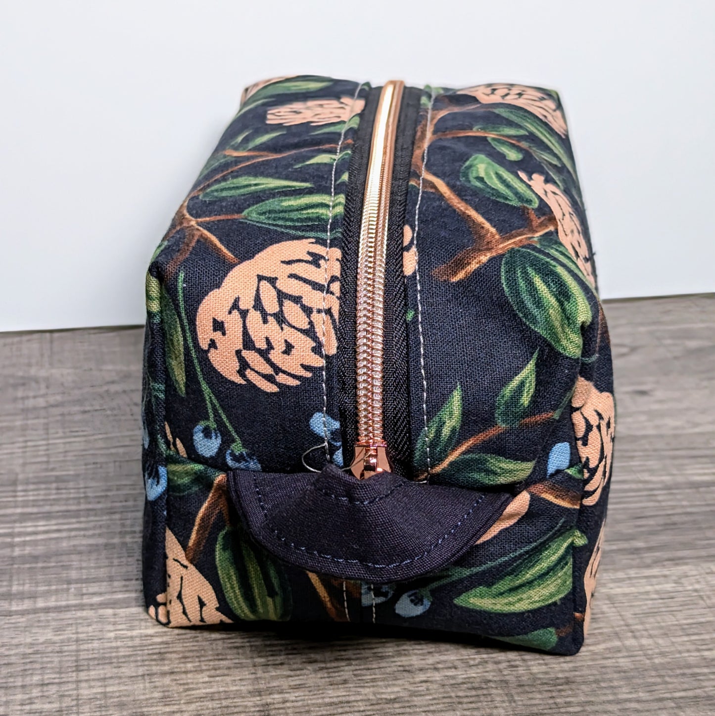 Peony Floral Canvas Boxy Bag