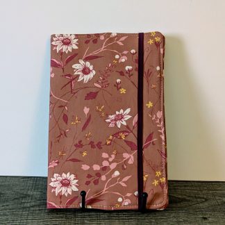 Pink Floral Notebook Cover