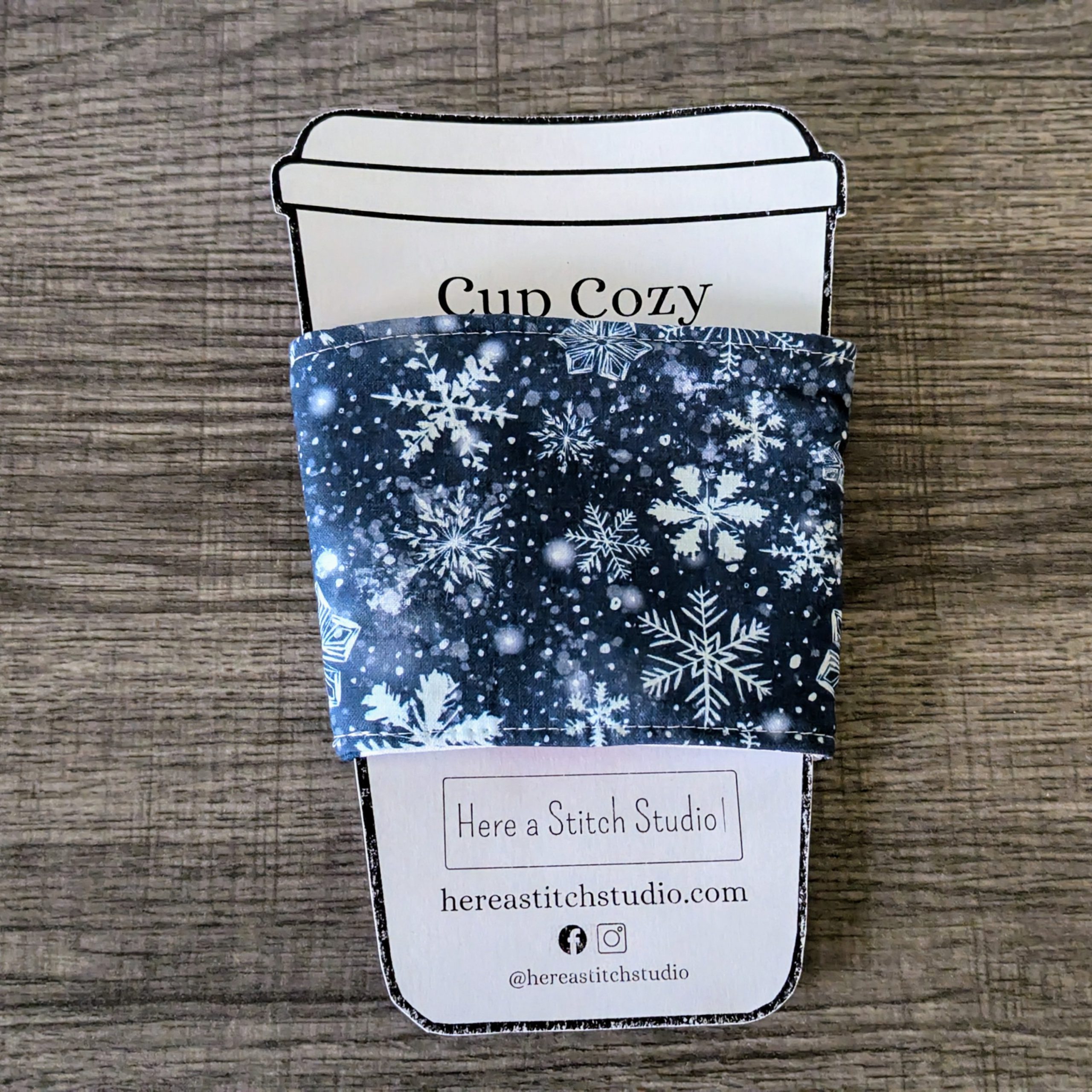 Snowflake Coffee Sleeve - Image 10