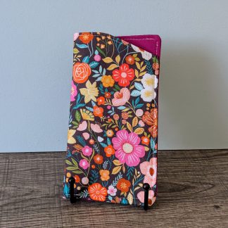 Bright Floral Eyeglass Pouch