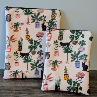 Cats & Plants Book & E-Reader Sleeve