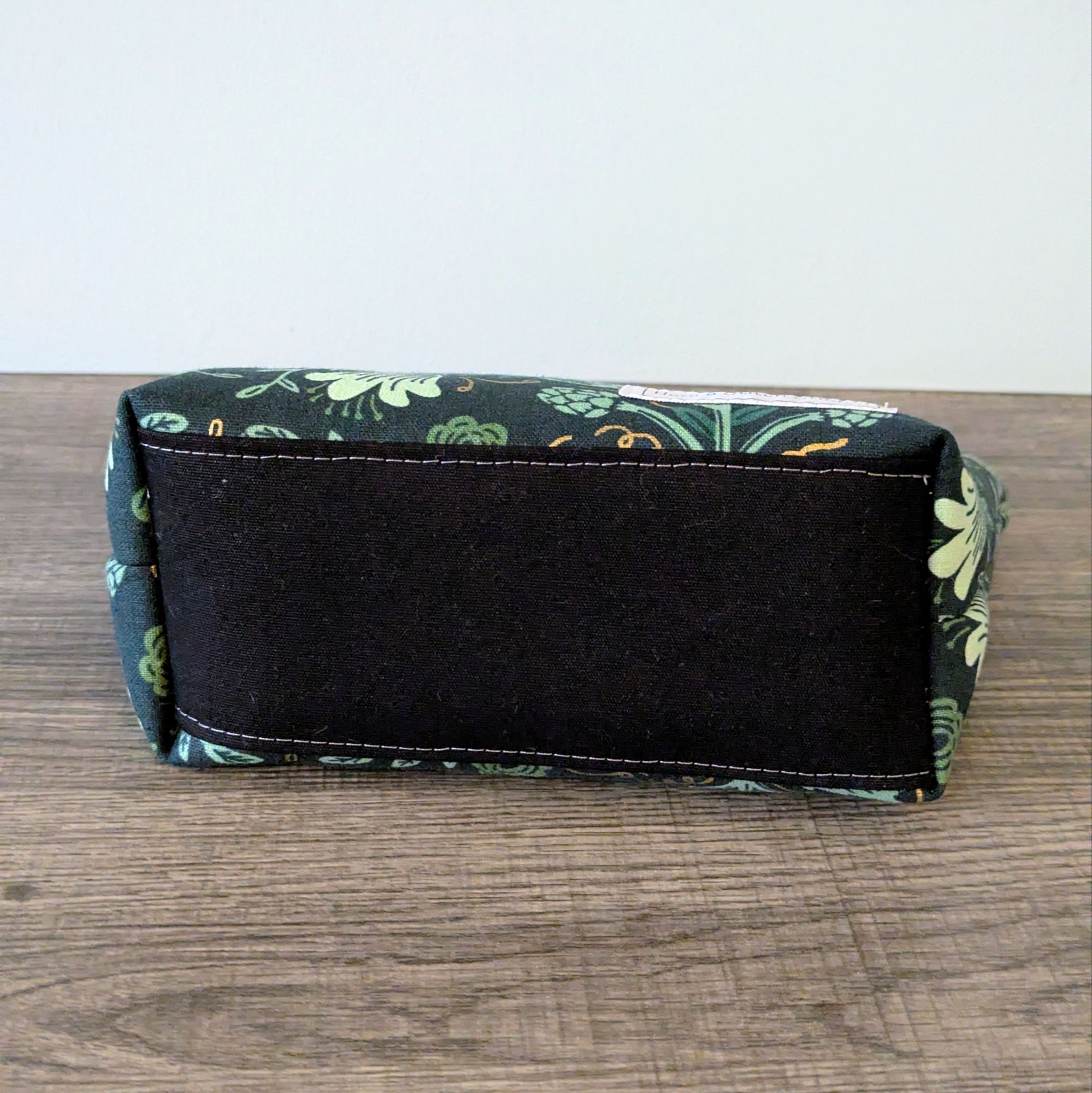 Hunter Green Canvas Zipper Pouch - Image 5