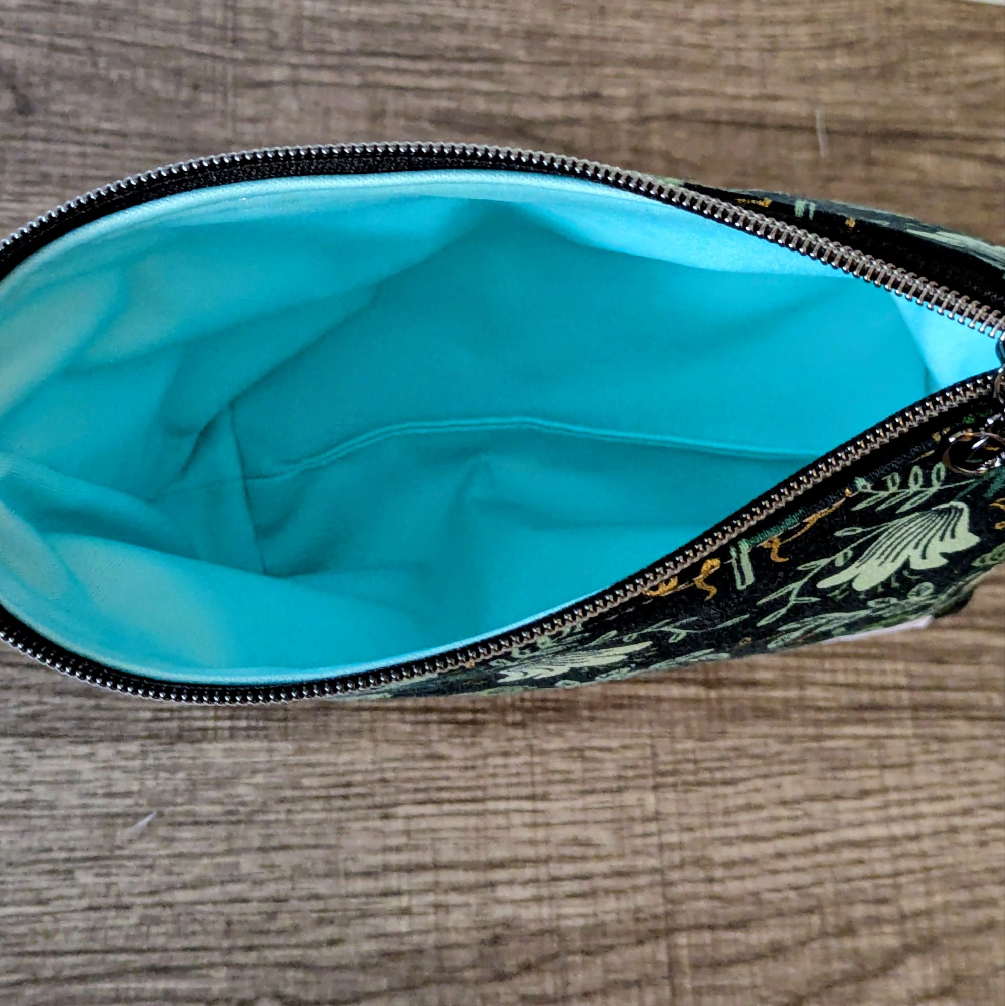 Hunter Green Canvas Zipper Pouch - Image 8